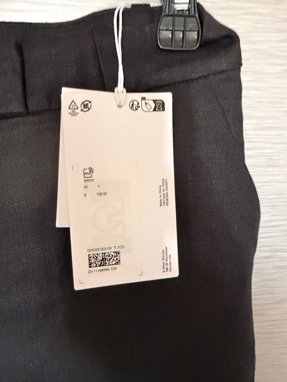 NWT & Other Stories Tailored Linen Trousers in sz. 4 - Picture 4 of 12